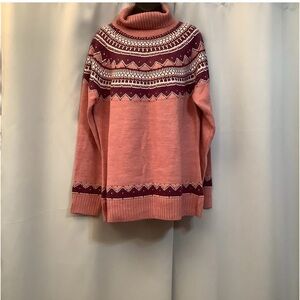 Atlas For Women Size 18 Argyle Knit Loose Fit
